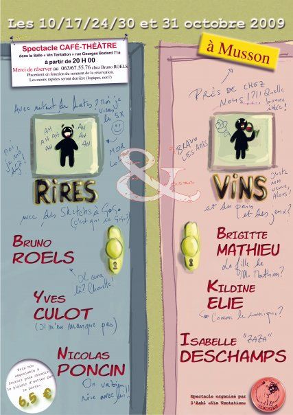 Rires et vins à Musson