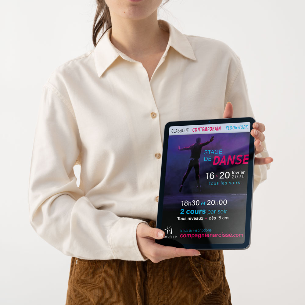 Publicité Stage de Danse Narcisse 2026