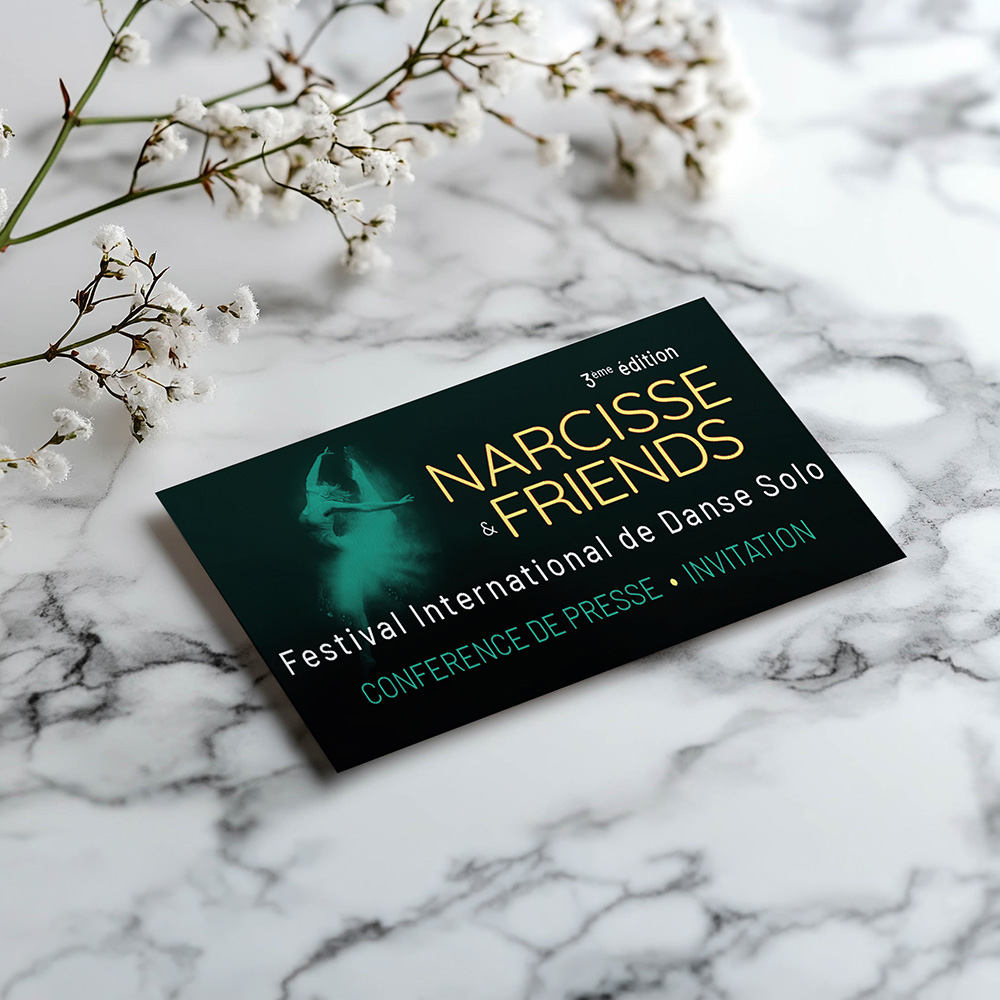 invitation conférence de presse Narcisse & Friends