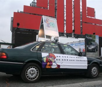 Vol dans voiture au salon de l'auto à Bruxelles