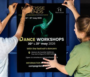 Affiche Ateliers Festival de danse Narcisse & Friends