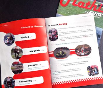 Brochure de sponsoring Karting
