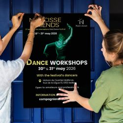 Affiche Ateliers Festival de danse Narcisse & Friends