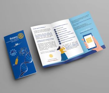 Rotary Open and Folded Booklet Fleurus