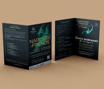 Flyer 3e festival international Narcisse & Friends0