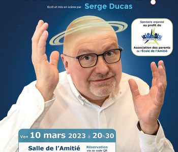 Saturne pas rond dans ma tête Serge Ducas astrologue affiche